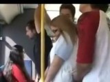 Big Ass Blond Teen Groped In Bus