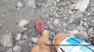 My Fitness Tinder Girl Suck A Big Dick In A Public Beach Made In Canarias